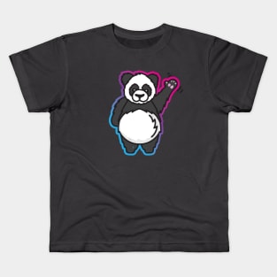 Hello Giant Panda Bear Kids T-Shirt